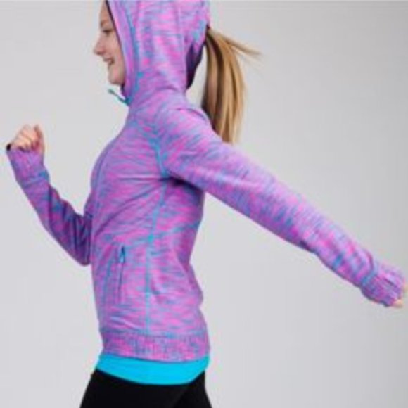 Ivivva Twice the Fun Reversible Full Zip Hooded Jacket Girls 14 - Picture 2 of 11